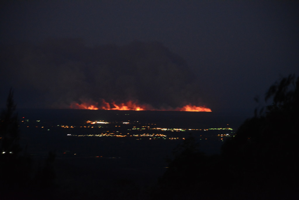 Bribie Island Fire 22nd August 6pm