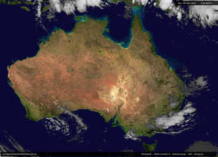 Australia Satellite Image