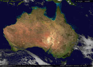 Australia Satellite Image