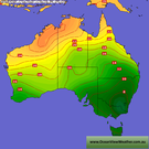 Click Here To View The Australia Weather Charts Australia and Queensland Weather Charts