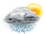 OceanView Weather Forecast  - Monday  - Afternoon Rain showers